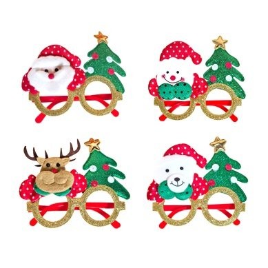 Christmas Decoration Glasses 14x13.5cm