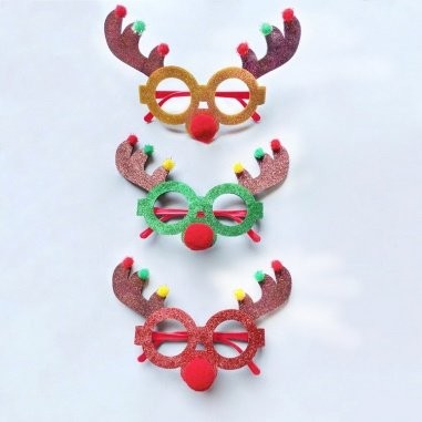 Christmas Decoration Glasses 14x14cm
