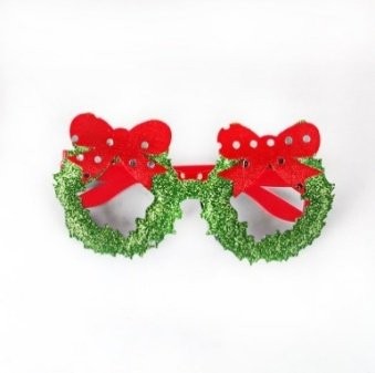Christmas Decoration Glasses 14x8cm