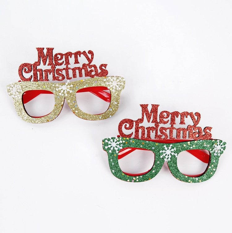 Christmas Decoration Glasses 14x9.5cm