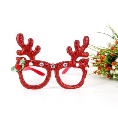 Christmas Decoration Glasses 15x10.5cm