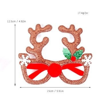 Christmas Decoration Glasses 15x12.5cm