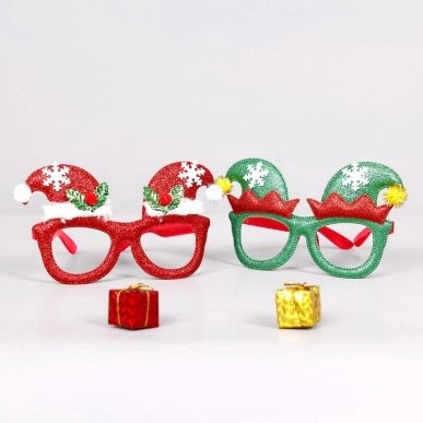 Christmas Decoration Glasses 15x9.5cm