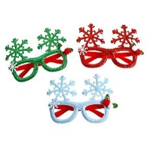 Christmas Decoration Glasses 16x12cm