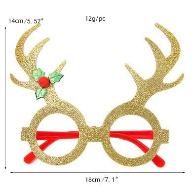 Christmas Decoration Glasses 18x14cm