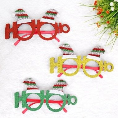Christmas Decoration Glasses 19x9.5cm