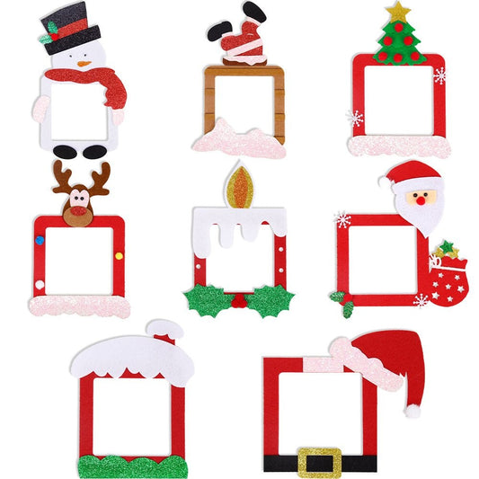 Christmas Festival Window Sticker 8 Pcs / Bag (Gift 8 Pcs Glue Dots) Door Sticker