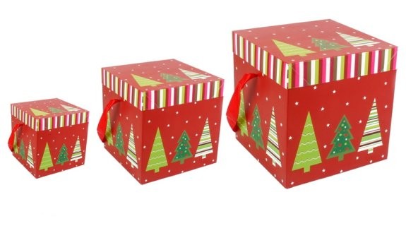 Christmas Gift Box (Set Large Small) 3