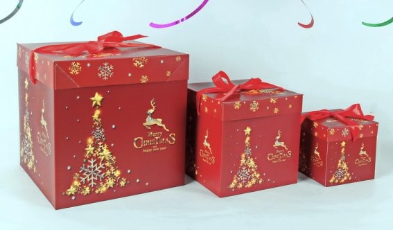 Christmas Gift Box (Set Large Small) 4