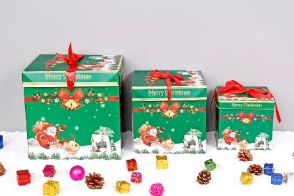 Christmas Gift Box (Set Large Small) 8