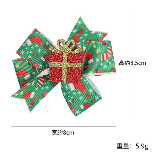Christmas Gift Hair Clip 8.5*8cm
