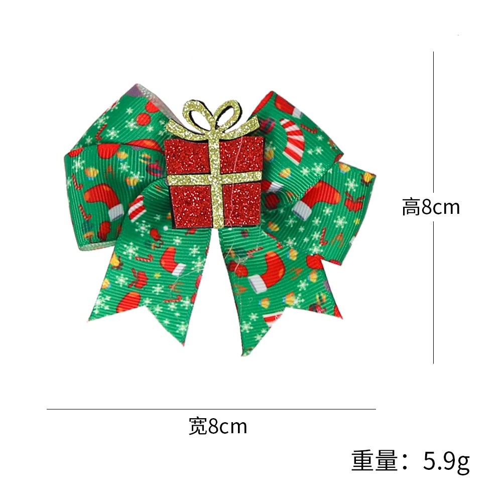 Christmas Gift Hair Clip 8*8cm