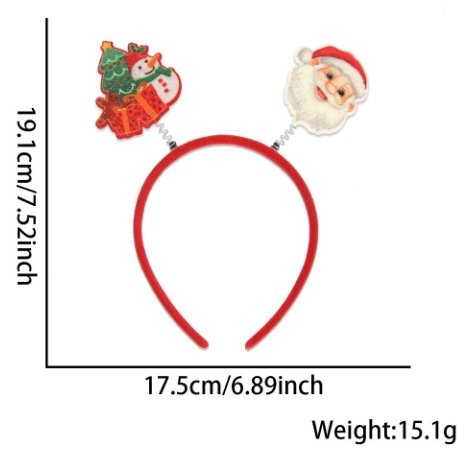 Christmas Tree Gift Box Santa Headband