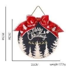 Christmas Tree Letter Hanging Sign