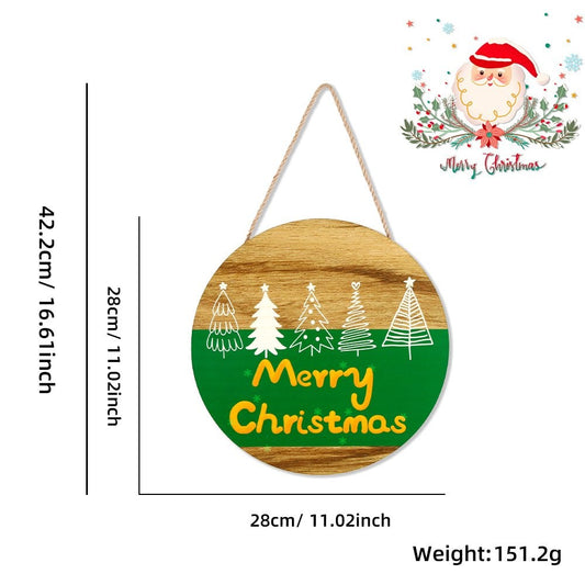 Christmas Tree Letter Style Hanging Sign
