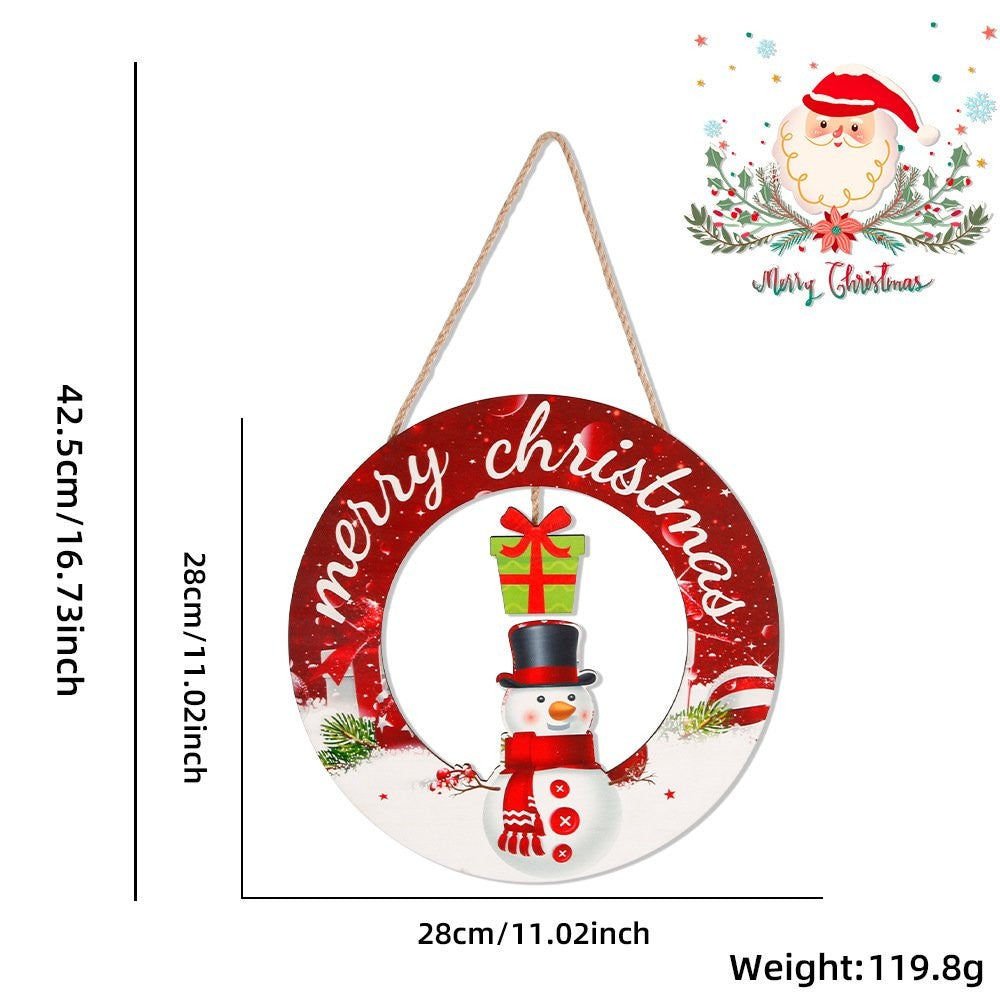 Christmas Tree Letter Style Hanging Sign 9
