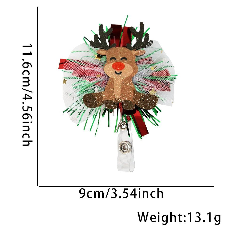 Christmas Wreath Hair Clip 5