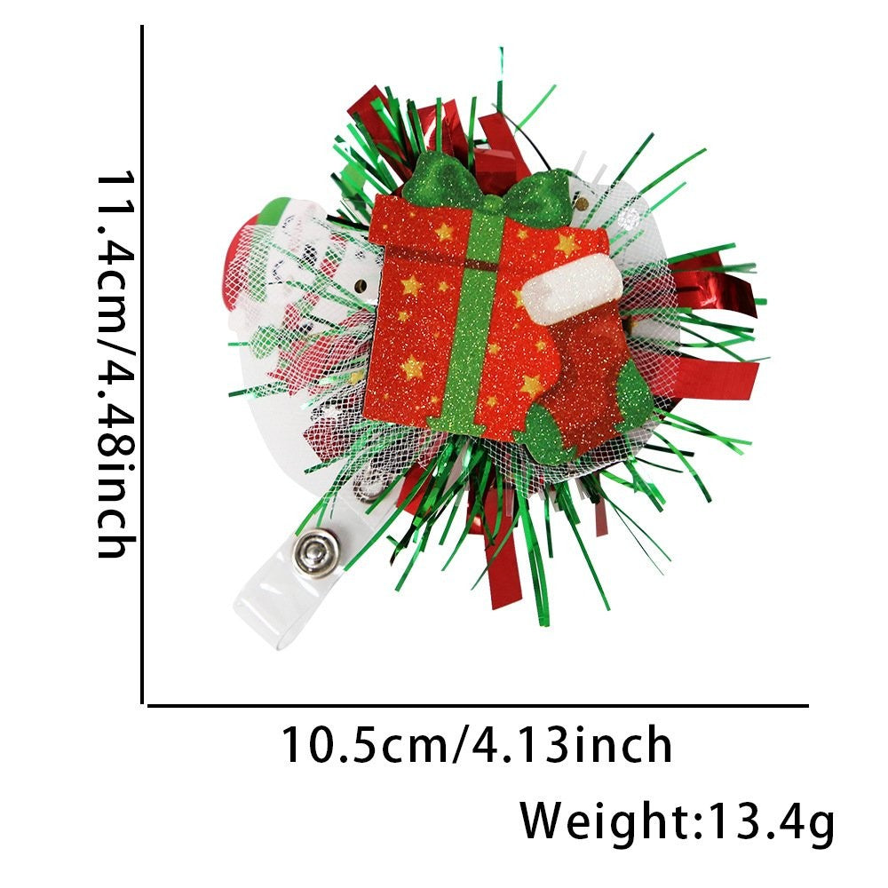 Christmas Wreath Hair Clip 8