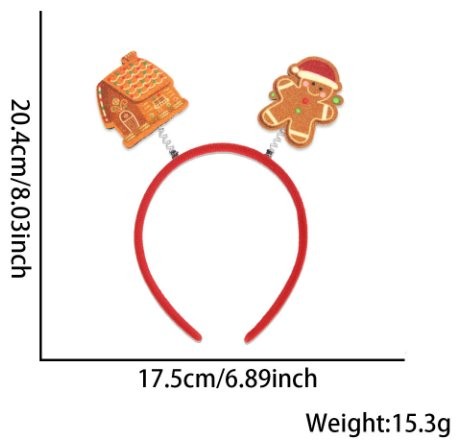 Cookie House Gingerbread Man Headband