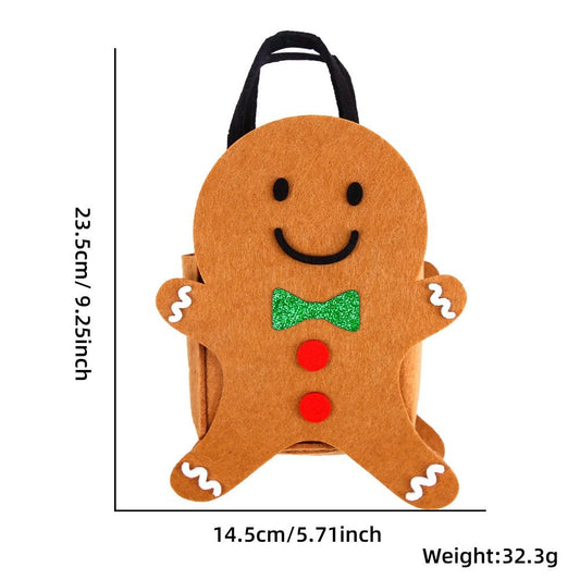 Gingerbread Man Style Candy Bag