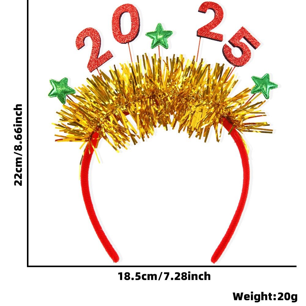 Gold 2025 Headband 4
