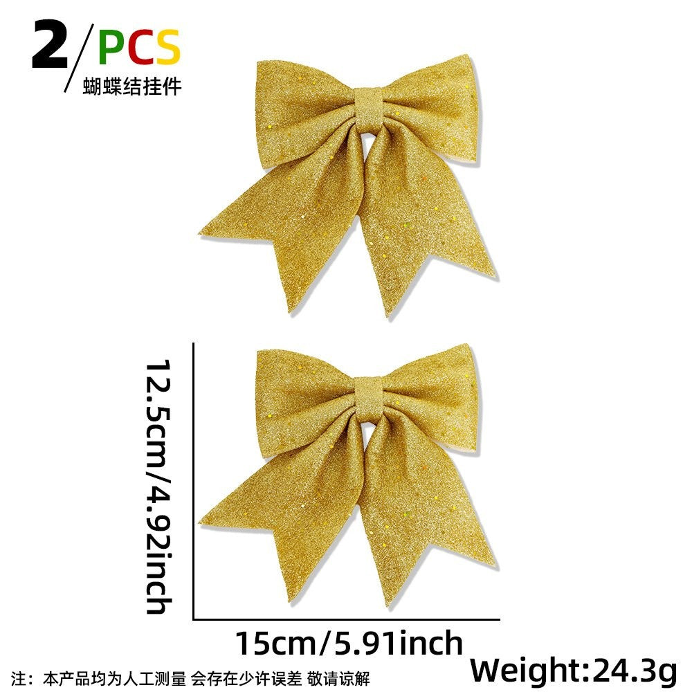 Gold Bow (2 Pc / Bag)