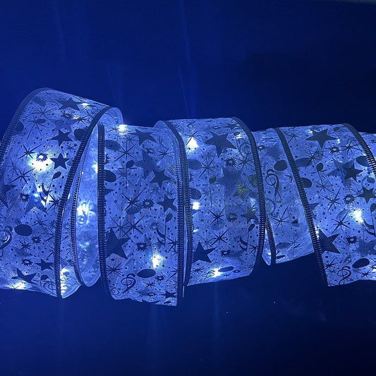 Gold Foil Silver (Cool LED) Ribbon 1M