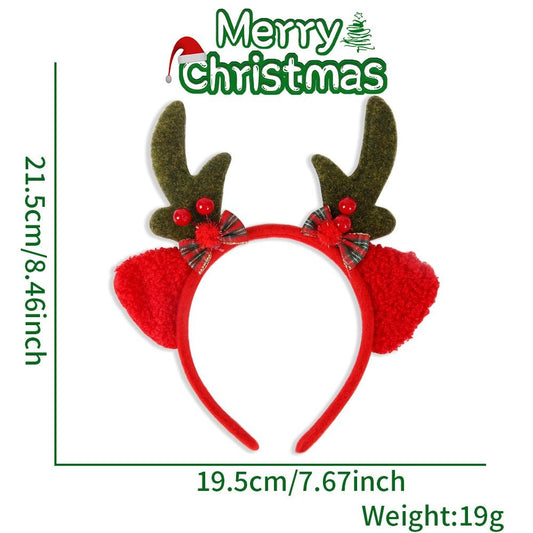 Green Antler Bow Headband