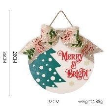 Green Christmas Tree Letter Hanging Sign