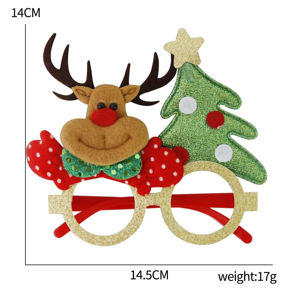 Green Christmas Tree Yellow Glasses 11