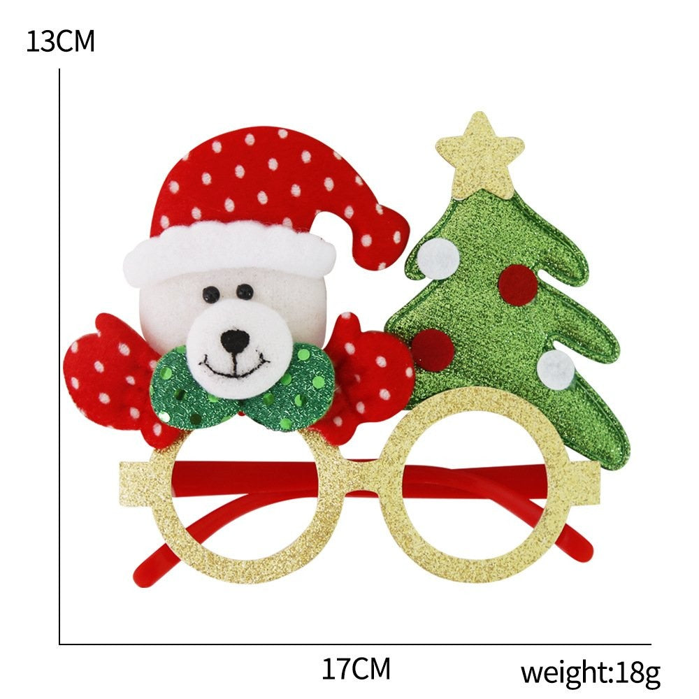 Green Christmas Tree Yellow Glasses 9