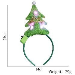 Green Letter Christmas Tree Headband 25*14cm