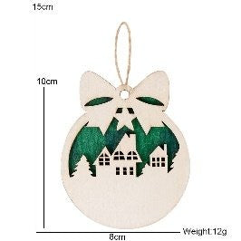 Green Plaid House Style Hanging Sign