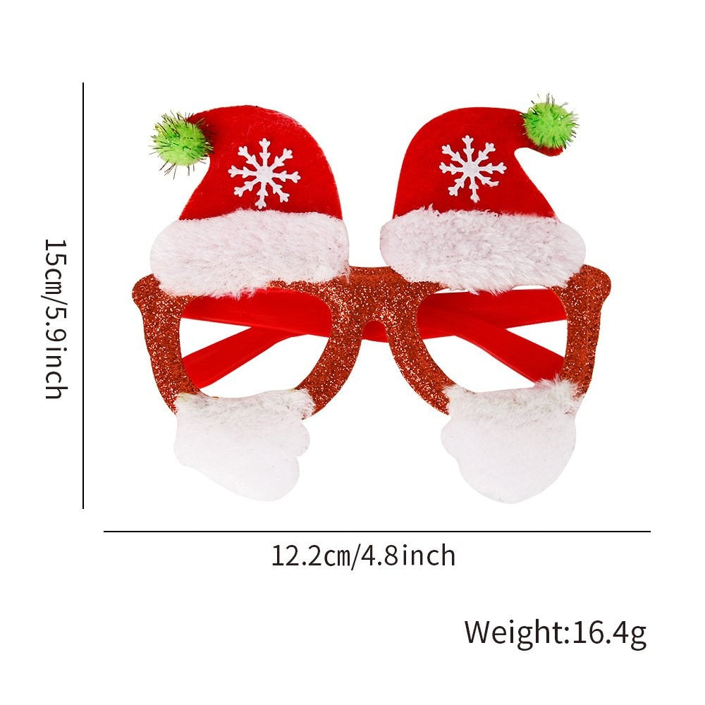 Green Santa Hat Glasses 6