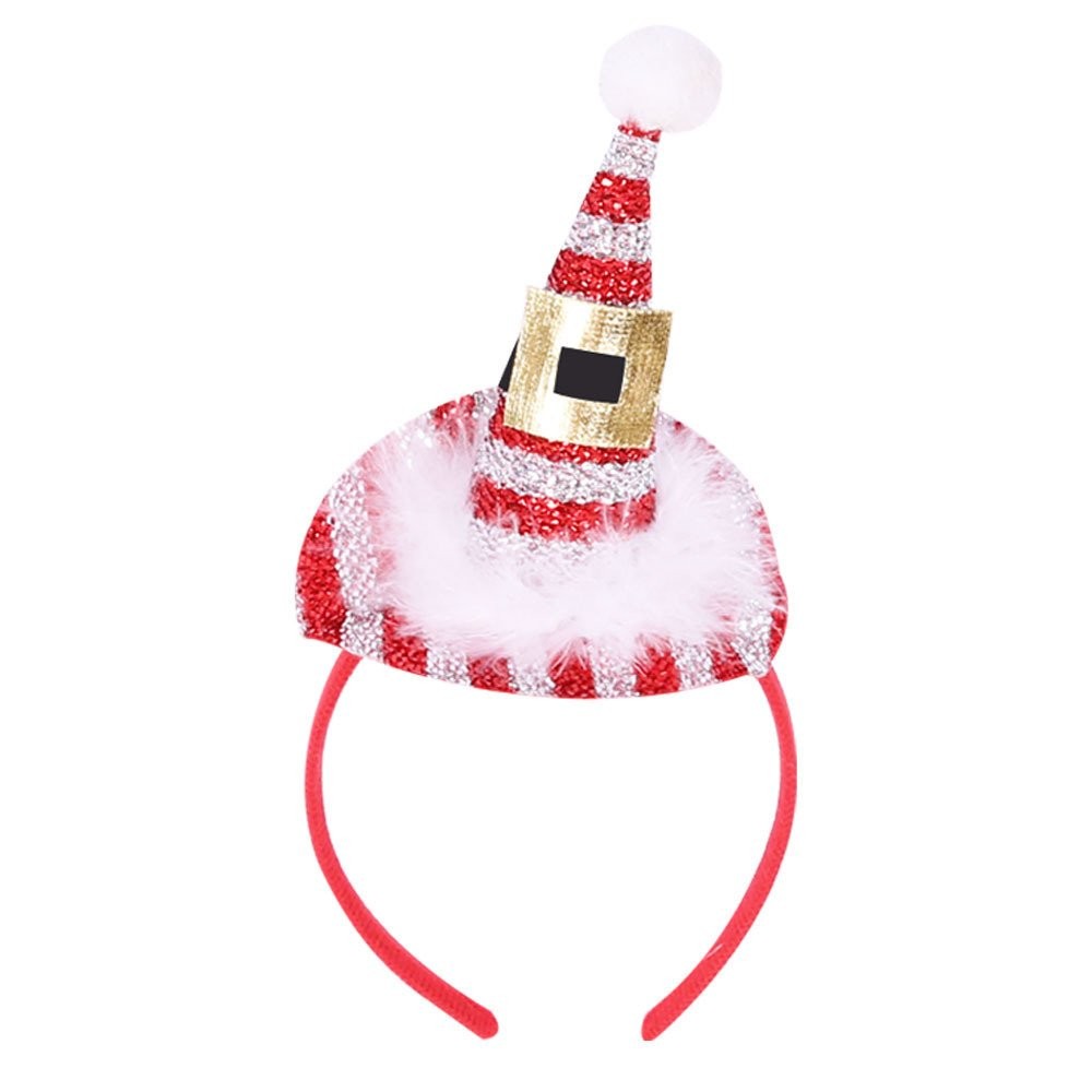 Headband 【 Silver + Red 】
