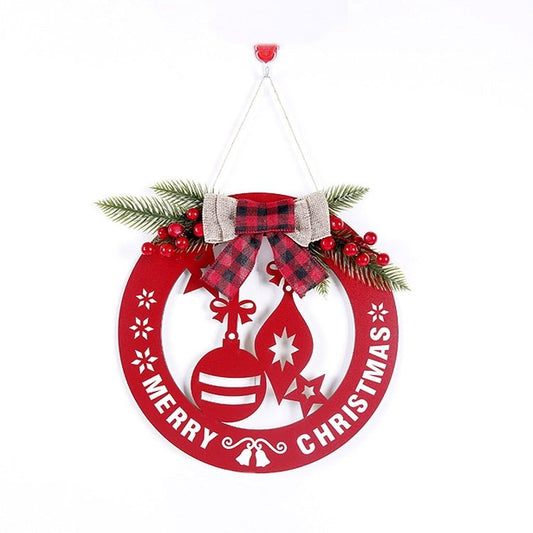 Hollow Cut Wooden Hanging Sign - Special Shape Bauble Ornament