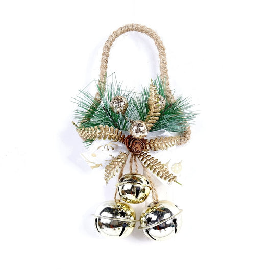 Jute Twine Bell Shape - Gold Five Star Bell Garland