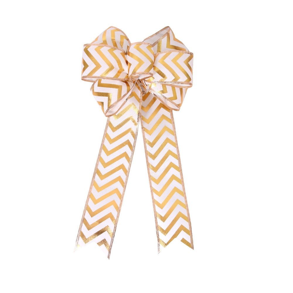 Khaki Large Flower Bow 3