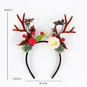 Large Ears Medium Antler Head Bopper