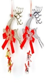 Large Reindeer Bell Garland