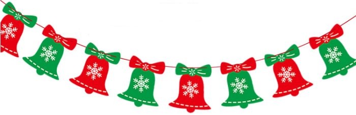 Laser Paper Bell Bunting