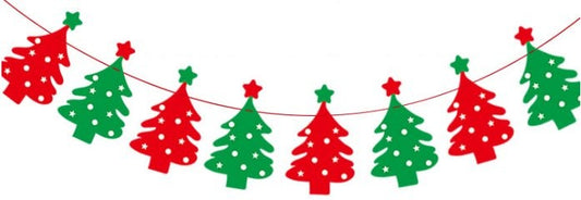 Laser Paper Small Tree Bunting
