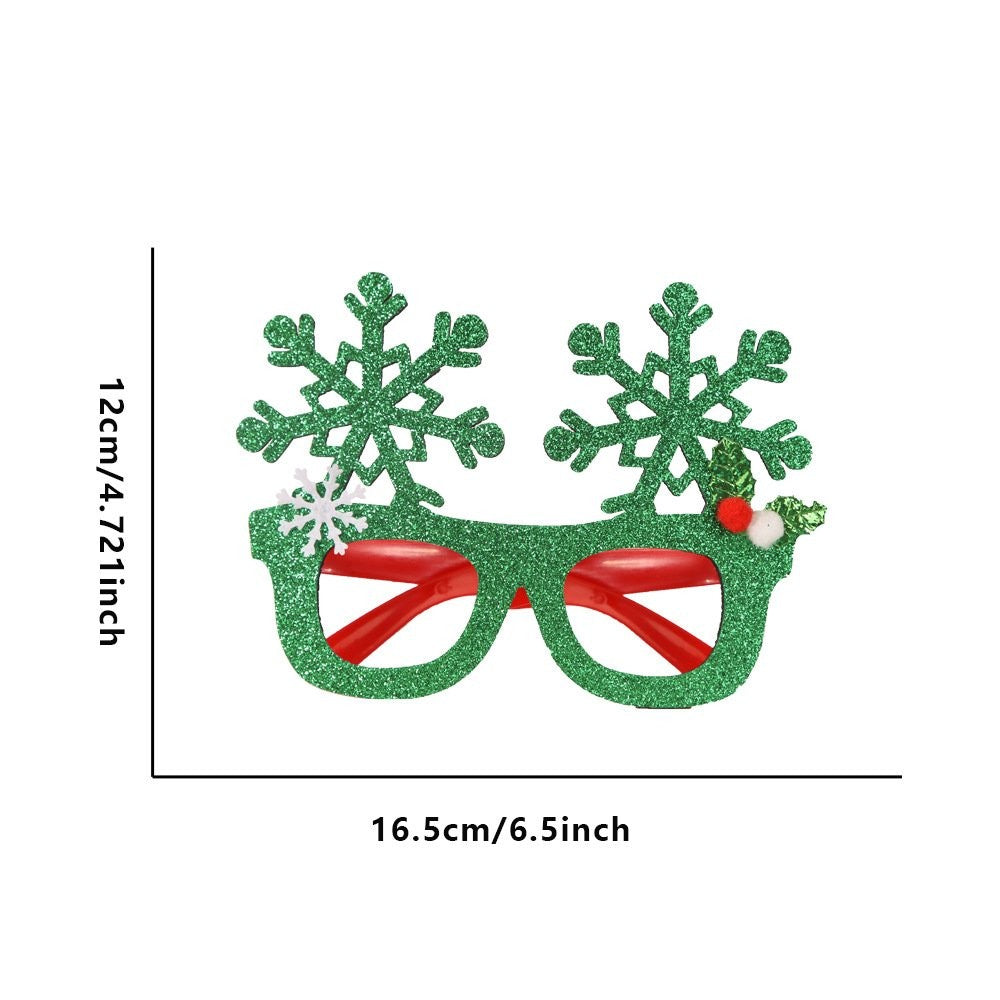 Light Blue Snowflake Glasses 3