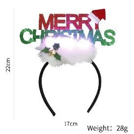 Merry Christmas Letter Headband 22*17cm