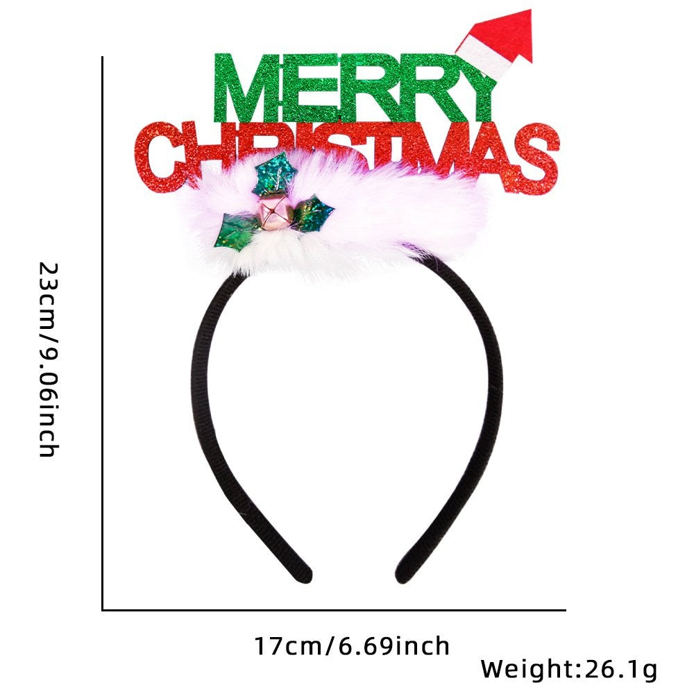 Merry Christmas Letter Headband 25*12.5cm