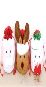 Non-Woven Fabric Drawstring Apple Bag Stocking