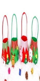 Non-Woven Fabric Small Elf Bag Handheld Bag Stocking