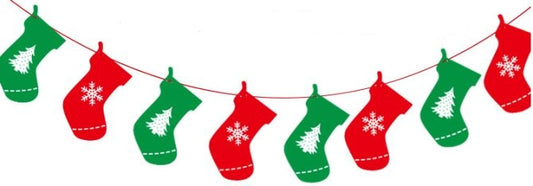 Paper Laser Pcs Stocking Bunting