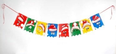 Pattern Pennant Bunting 16cm
