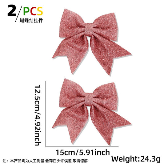 Pink Bow (2 Pc / Bag)